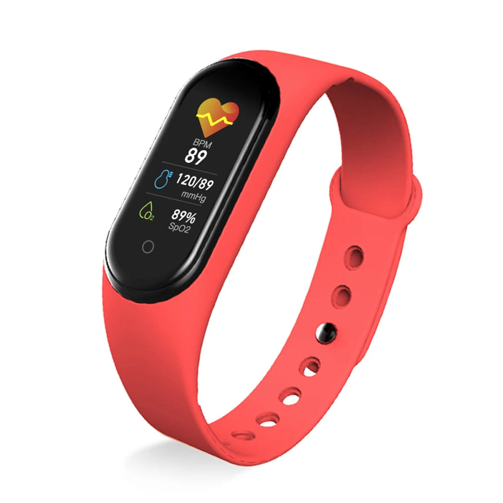 M5  Smart Bracelet Heart Rate Blood Pressure Health Waterproof Wristband Fitness Tracker PK M3 M4 M6 M7 Smart Watch