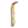 Modern Luxury Good Quality 304 Sus Digital Led Smart Rainfall Shower Massage System Wall Panels for Showers 3 Warranty