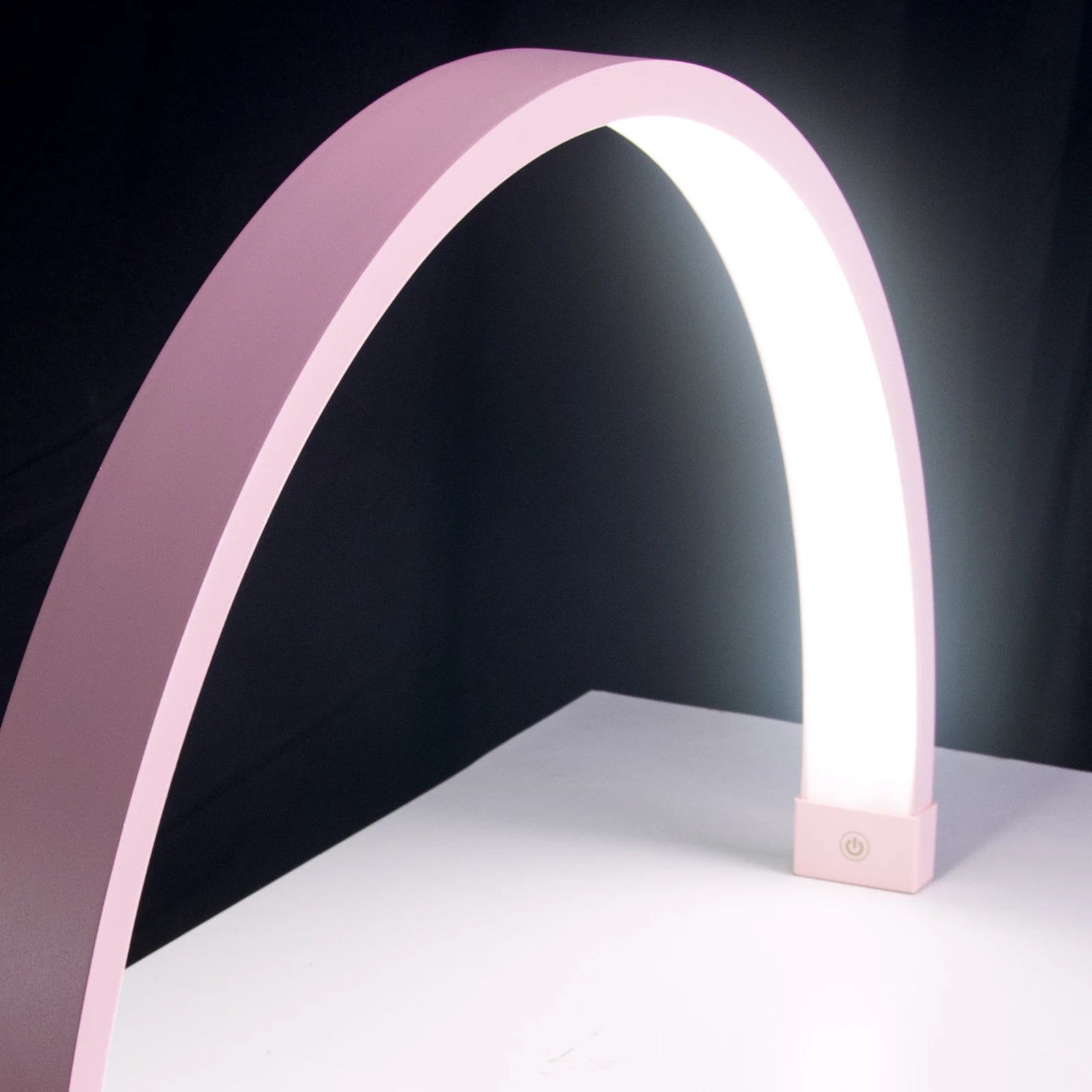 FOSOTO Arches Led Half Moon Lamp Light Desktops UV Nail Lamp for Nails Table Lamp with Phone Holder for Nail Tables