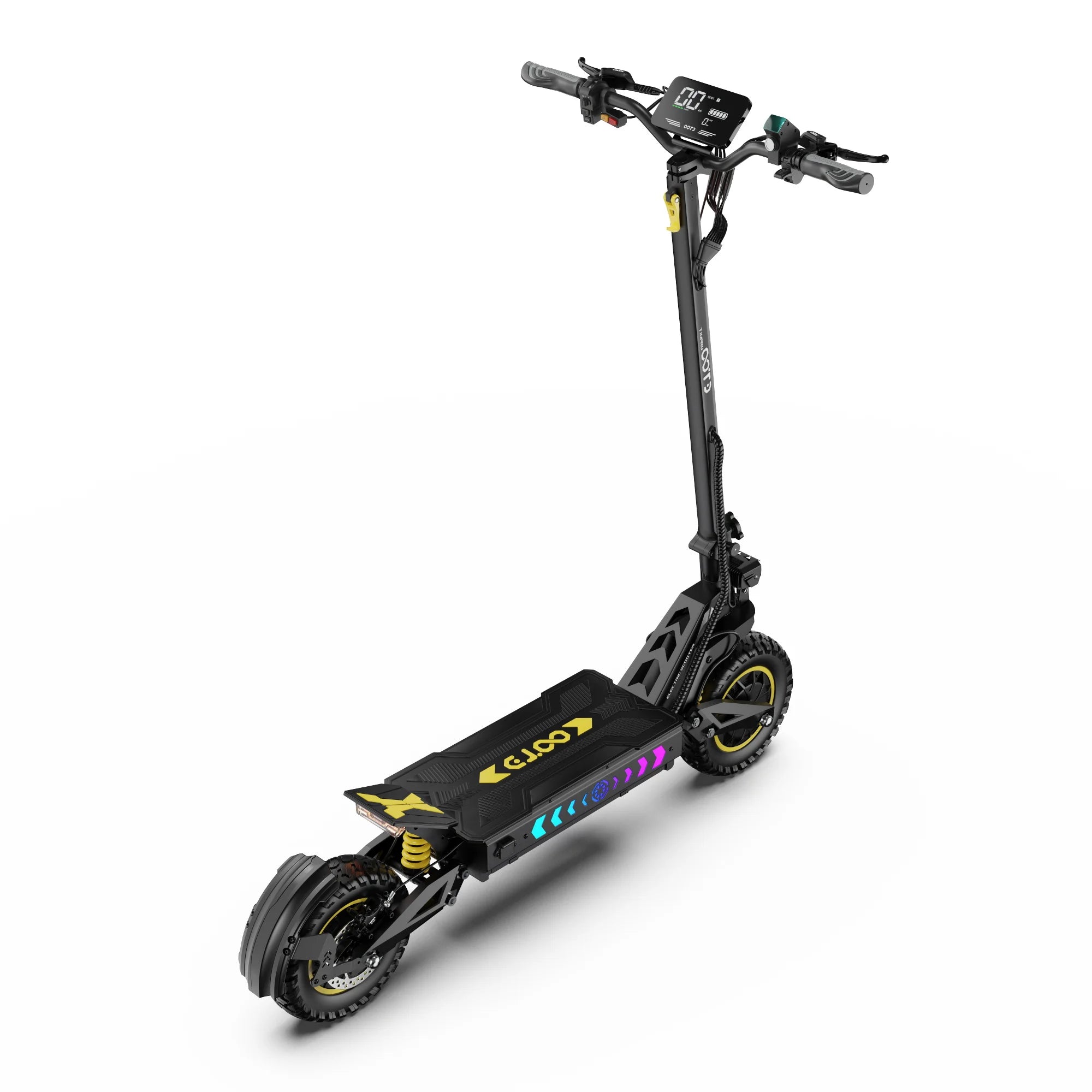 Dropshipping OOTD T10 PRO 1300W*2 11inch Electric Scooter Front/rear 52V 23.4AH Dual Brushless 65KM/H