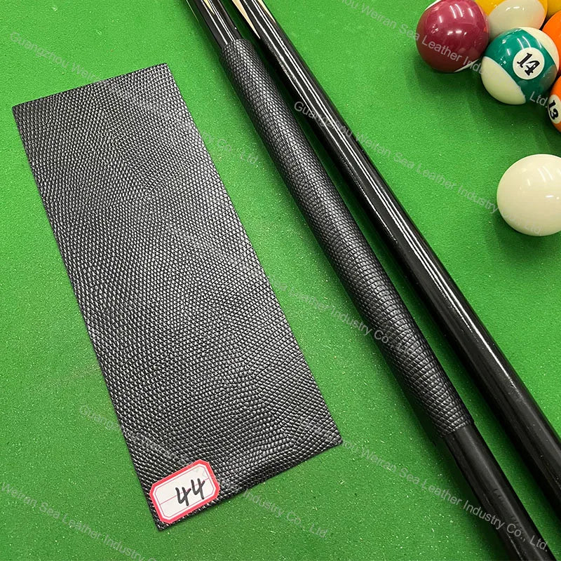 Genuine Cow Skin Pool Billiards Cue Grips Non-Slip Protective Sleeve Wrap with Different Print Pattern Genuine Leather Club Wrap