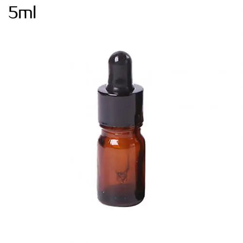 Empty Dropper Bottle Amber essential oil Glass Aromatherapy Liquid Brown 5-50ml Drop for massage Bottles Refillable