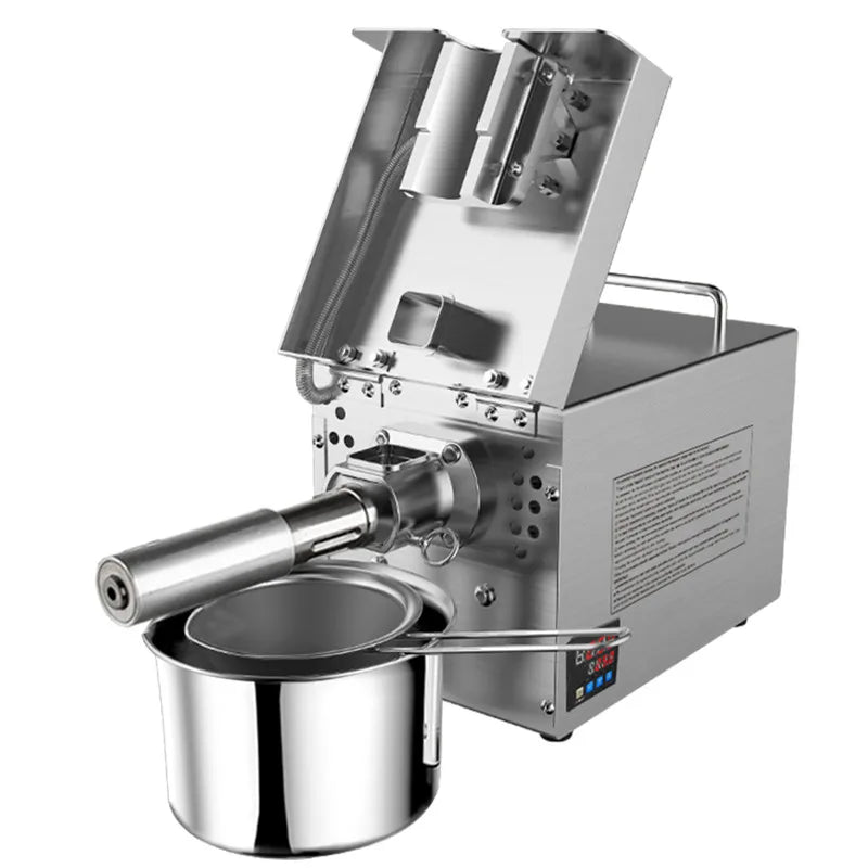 Top Quality Screw Oil Pressers Automatic Cold Press Oil Machine With Temperature Control