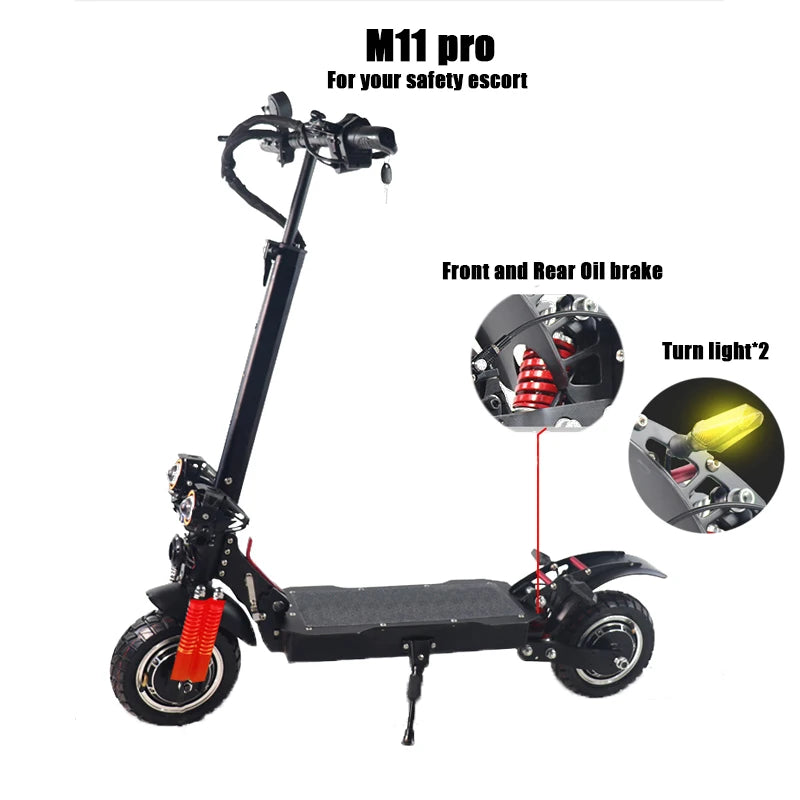 US Warehouse Chinese Made 48V 1200W*2 15.6Ah Battery Two Wheel Fast Electric Scooter Manufacturer All Terrain Scooters