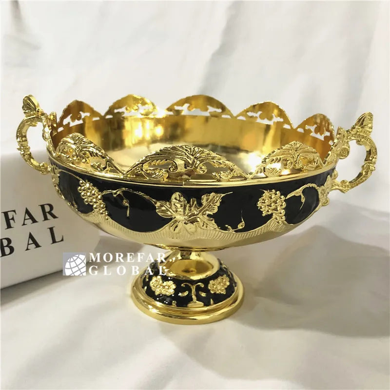 Fashion Royal Quality Luxury Fruit Plate Decoration Nut Tray Great Design Kitchen Items
