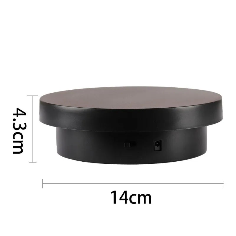 Rotate Display Turntable Display Electric RotatingDouble Cover in One Silent Durable Turntable for Product Photography Turntable