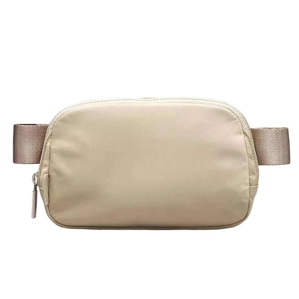 USA Oversea Warehouse 1L Nylon Waterproof Chest Bag Fanny Pack Waist Bag Belt Bag Crossbody Waist Belt Sport Workout Waist Bag