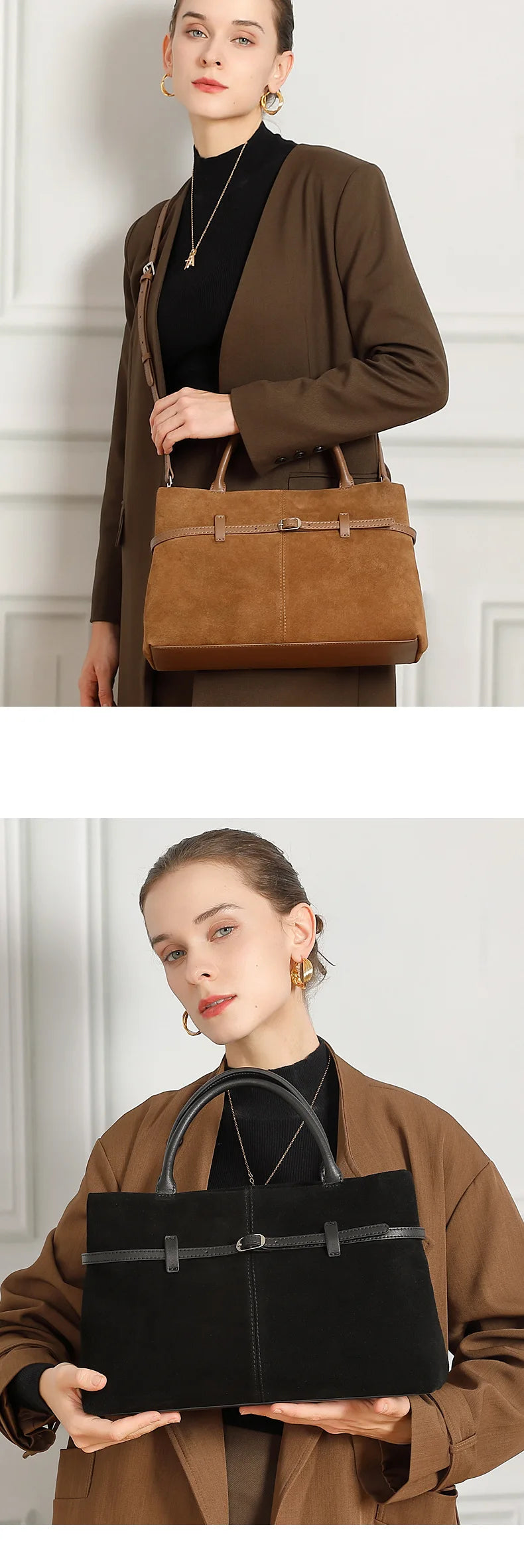 Maillard Fashion Matte Leather 2025 New Large Capacity Single Shoulder Handbag Crossbody Bag Tote Genuine Leather Women's Bag