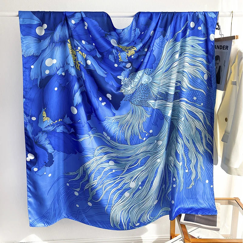 Wholesale High Quality Hot Women Square Scarf Shawls Designer Large Printed Muslim Scarves With 24 Available Patterns