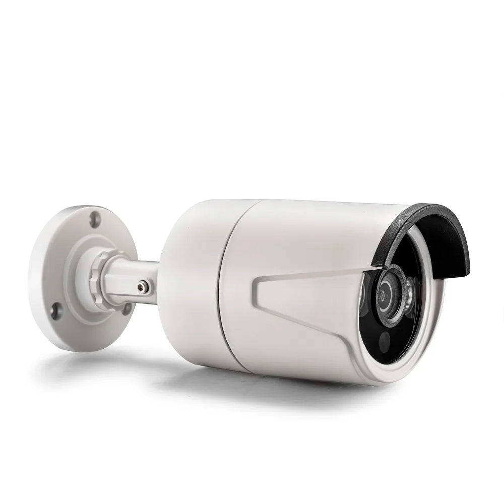 AZISHN 2.8mm Wide Angle 8MP 4K IP Camera Audio Outdoor IP66 H.265 ONVLF Bullet CCTV Array IR 4MP POE Video Surveillance Camera