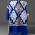 Women's Thick Warm Cashmere Winter Poncho Scarf Long Shawl Delicate Embroidery Wholesale Traditional Scarves Shawls Supplier