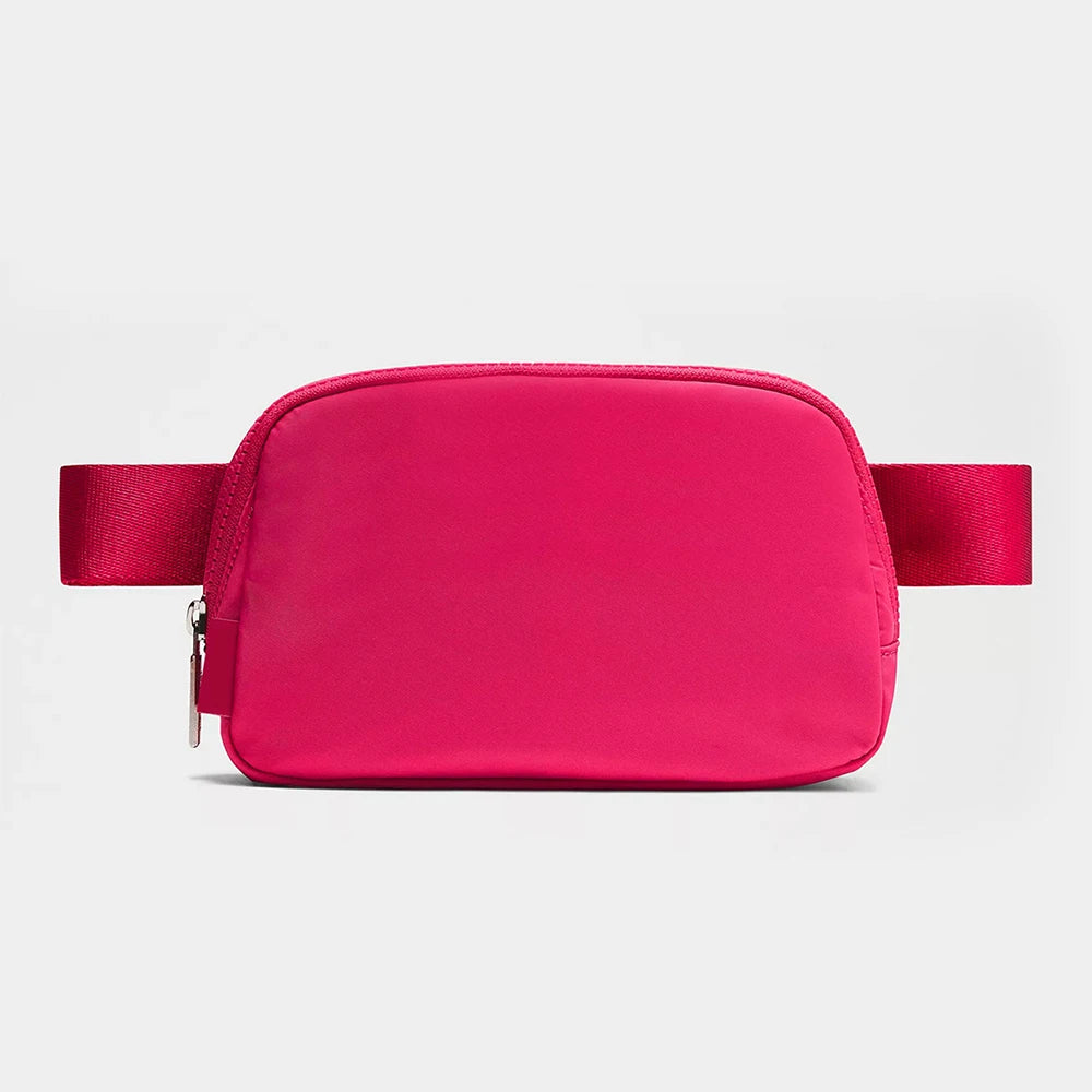 USA Oversea Warehouse 1L Nylon Waterproof Chest Bag Fanny Pack Waist Bag Belt Bag Crossbody Waist Belt Sport Workout Waist Bag