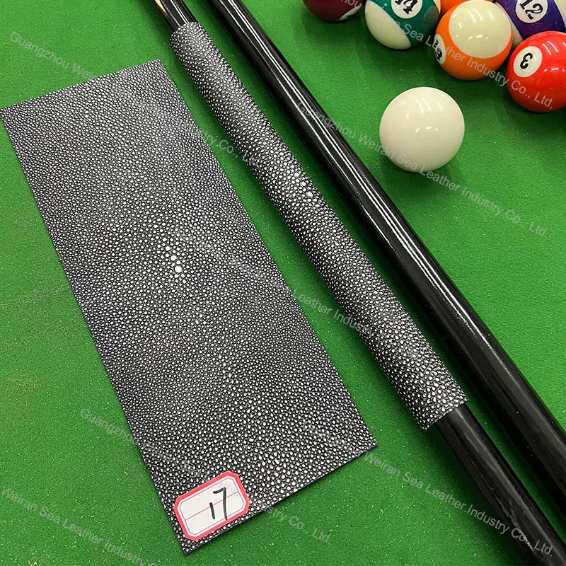 Genuine Cow Skin Pool Billiards Cue Grips Non-Slip Protective Sleeve Wrap with Different Print Pattern Genuine Leather Club Wrap