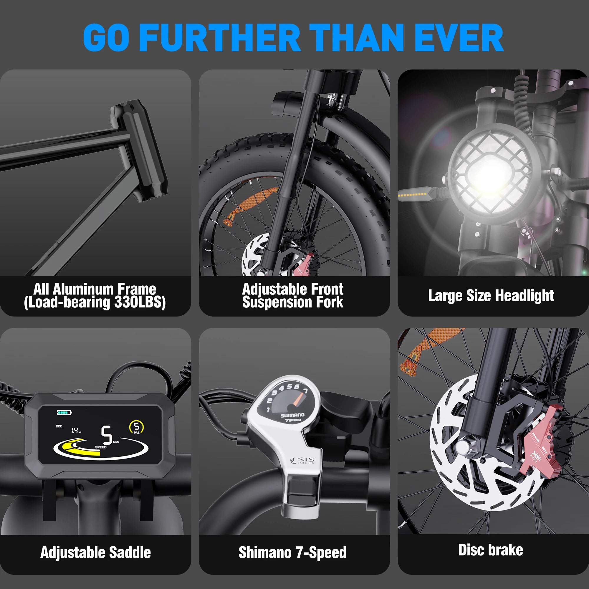 US Free Shipping Yvy Ridstar Q20pro 52V 40AH Dual Motor Electric Bicycle Electric Mountain Dirt Bikes Fat Tire EBike for Adults