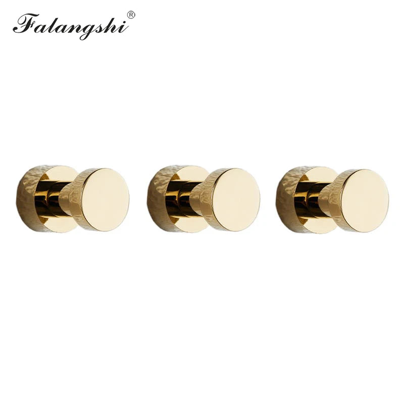 Brass Robe Hooks Clothes Hanger Household Small Decoration Rustproof Towel Hook Coat Hanger Key Rack Bathroom Accessories WB8123