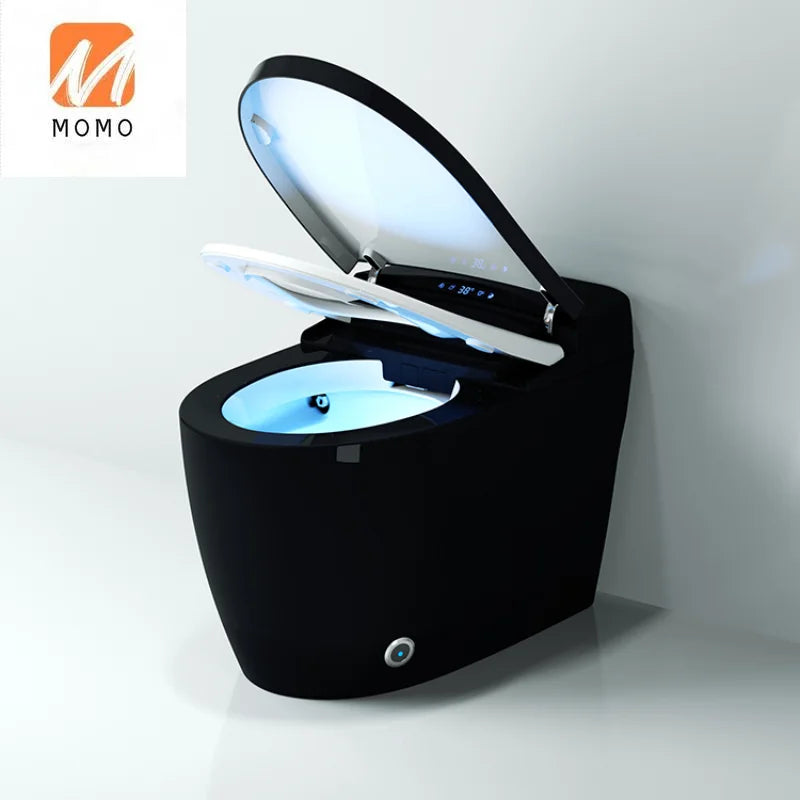 Automatic flushing without water tank integrated black electronic intelligence