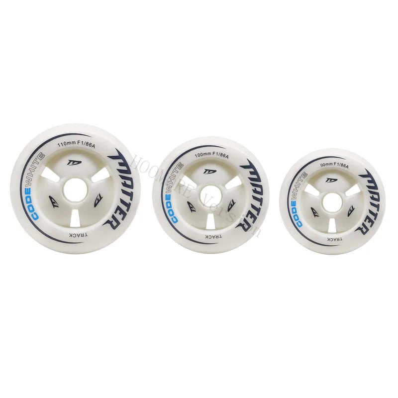CODE White Matter G13 Marathon Speed Inline Skates Wheel 90mm 100mm 110mm High elastic Matter Gi3 Race Skating Wheels F1 86A 6/8