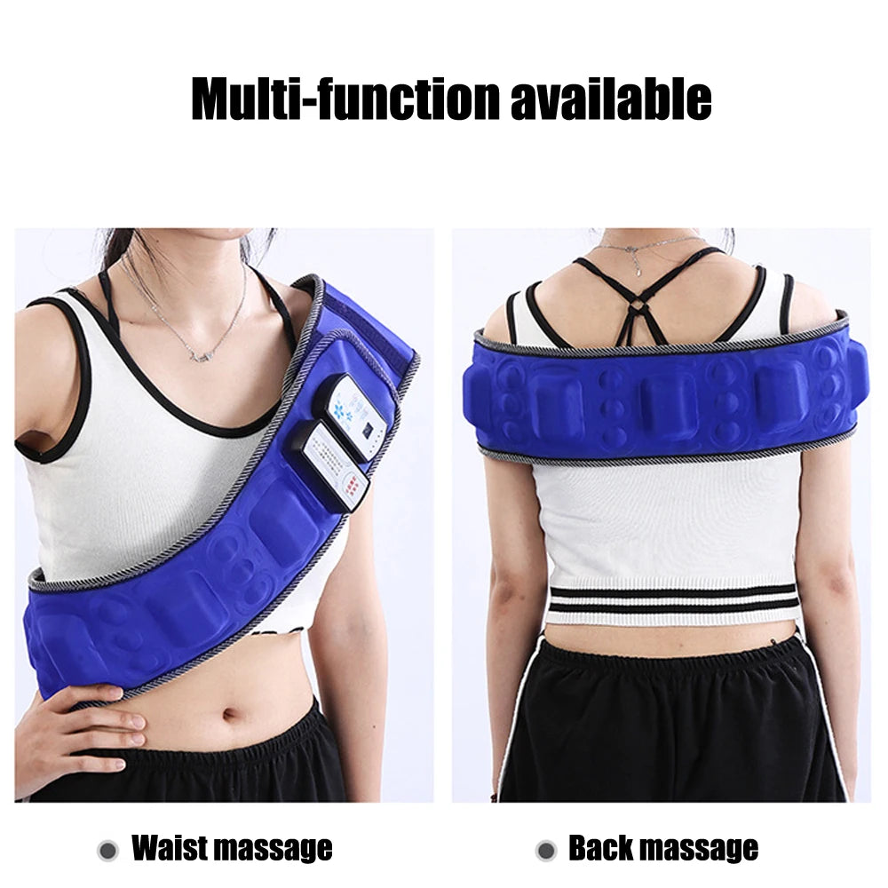 Wireless Electric Massage Slimming Belt Lose Weight Fitness Fat Burning Vibration Abdominal Belly Muscle Trainer Stimulator