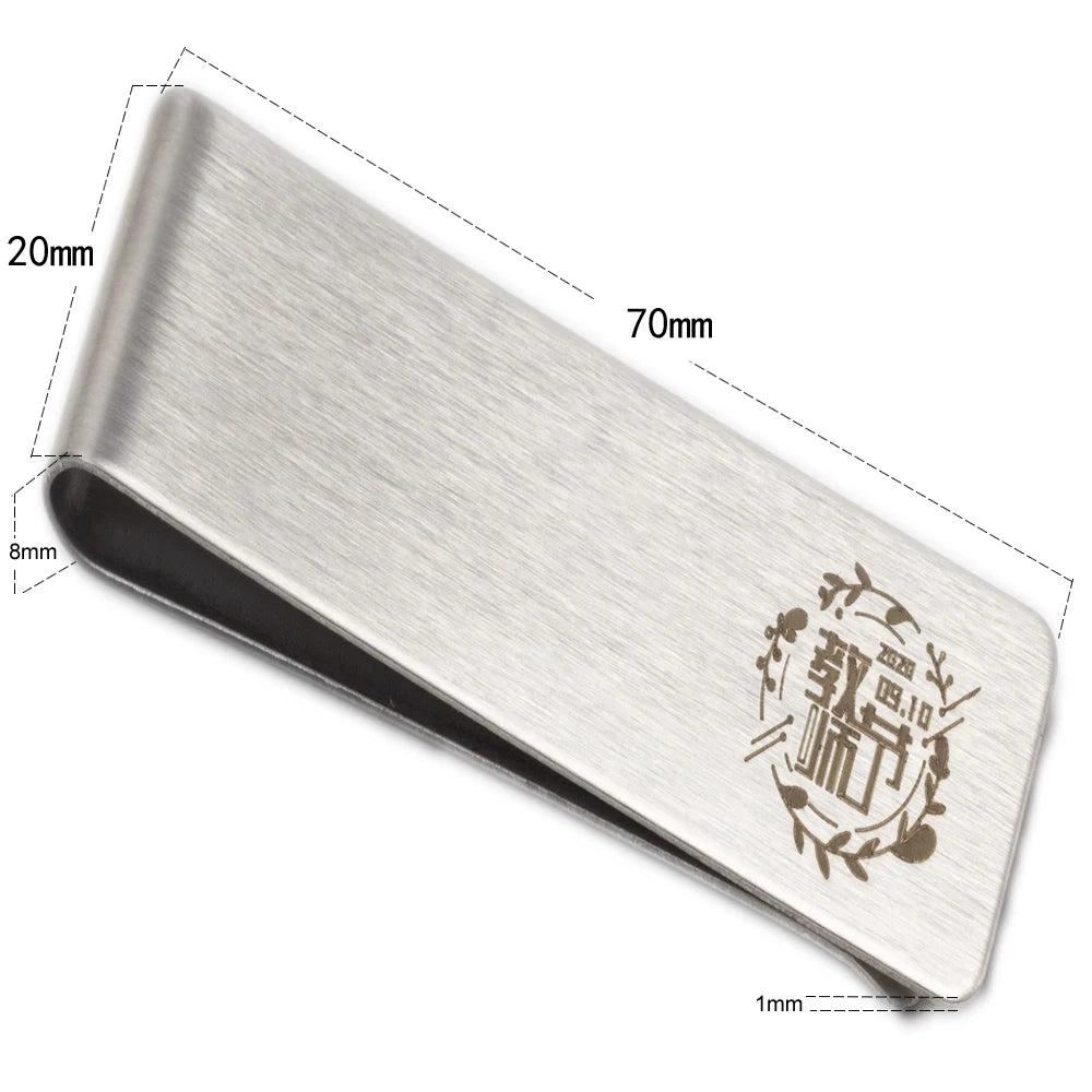 Beadsnice Stainless Steel Sold by PC Perfect for Father's Day Gift Credit Card Holder