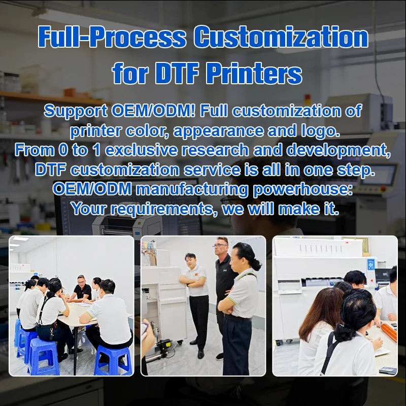 FREE SHIPPING USA A3 DTF Printer 13 Inch Roll to Roll T-shirt Printing Machine Direct to Film for Small Business