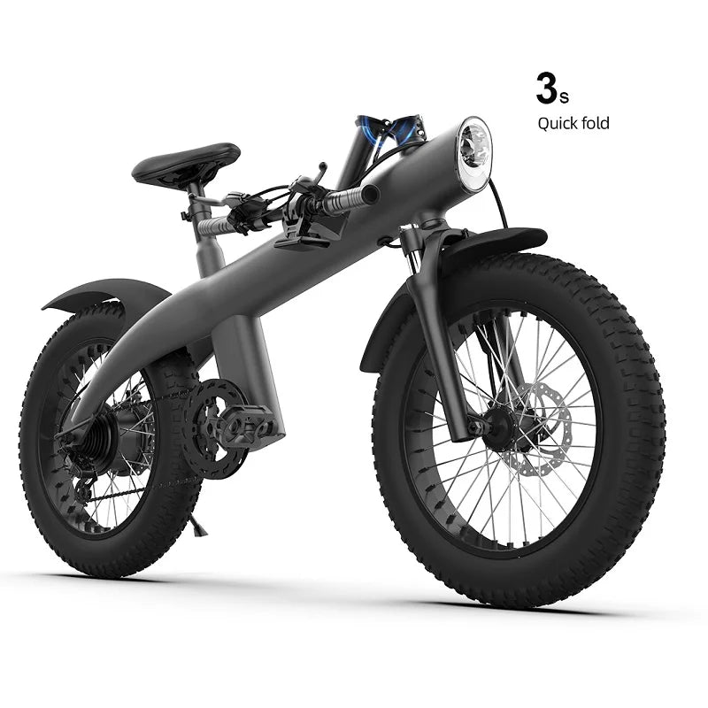 2025 New Popular Battery Bicicletta Elettrica Bikes-elektro Drive 20 Inch Fat Tire Electric Bike Full Suspension Mtb City Ebike