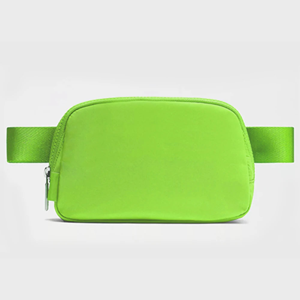 USA Oversea Warehouse 1L Nylon Waterproof Chest Bag Fanny Pack Waist Bag Belt Bag Crossbody Waist Belt Sport Workout Waist Bag