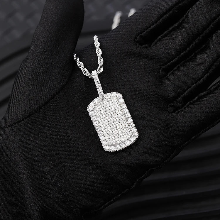 Wholesale Price Ready to Ship Gold Plated Pendant VVS Moissanite Diamond 925 Sterling Silver Charms Pendant for Necklace Jewelry
