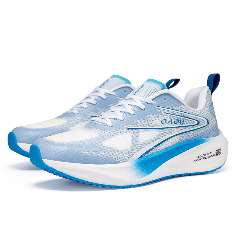 Men's Lightweight Road Running Sneakers Low-Top Track Trail Athletic Shoes Breathable Air Mesh EVA Minimal Design for Stretch