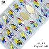 Super Shiny Multi-Color Glass Stone Sew-On Rhinestones for Evening Dress Necklace Earrings Bag Shoes-Special Shape Technique