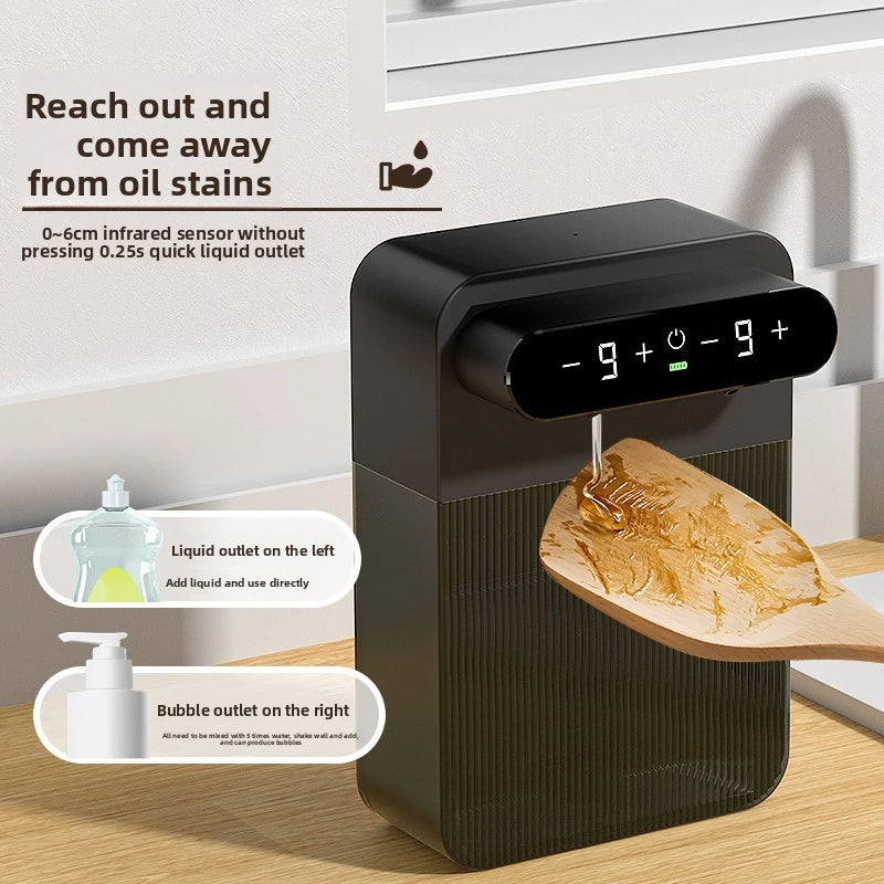 Touchless Wall Mounted Dual Automatic Soap Dispenser 400ML X 2 Shampoo Shower Gel Lotion Container Dispenser  for Bathrooms