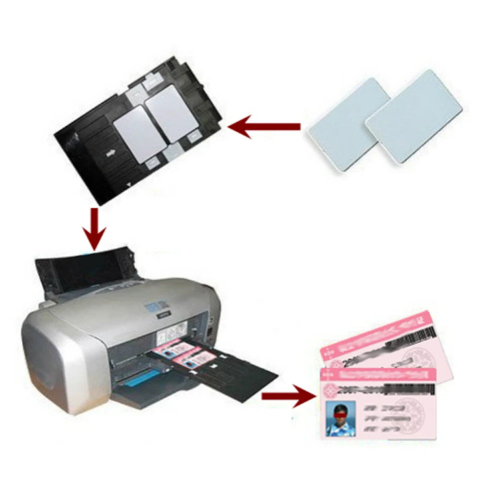 For Epson L800 PVC ID Card Tray L801 L805 P50 T60 R290 R330 R390 Px700w Px800FW Px665 px660 Inkjet Printer Tray