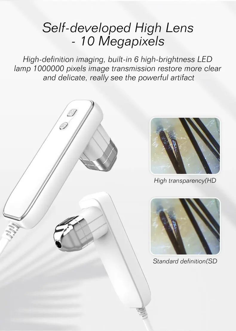 Meiboyi Skin Analysis Machine with Intelligent Customer Management System/128G RAM/ Touchscreen Scalp Scanner for Beauty  Home