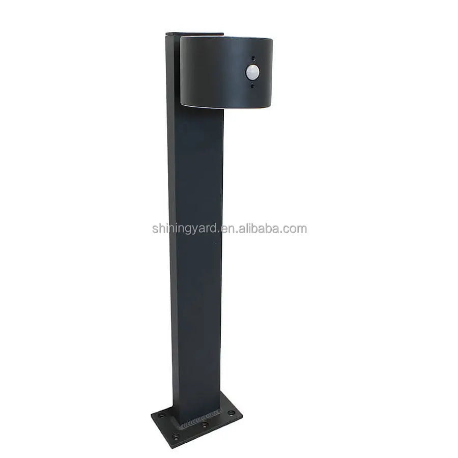 Modern IP65 LED Solar Pillar Gate Pathway Post Lawn Landscape Garden Lights