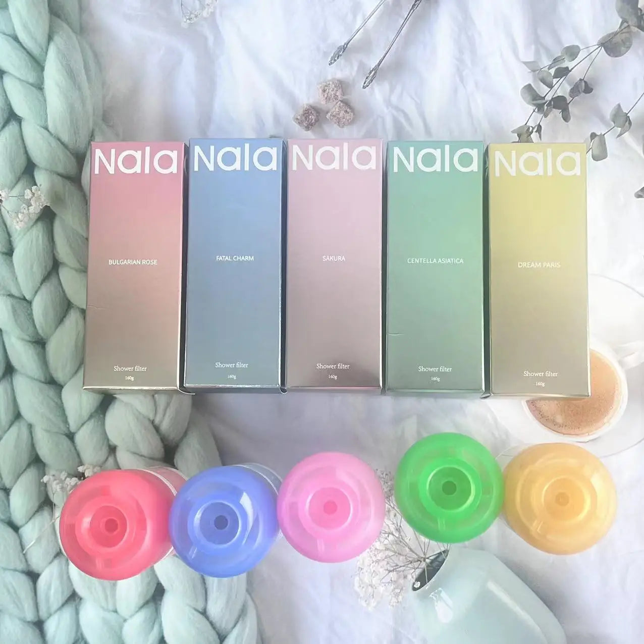 w Bathroom Replaceable Healthy Vitamin C Shower Head Filter Cartridge Multiple Fragrance Water Shower Filter