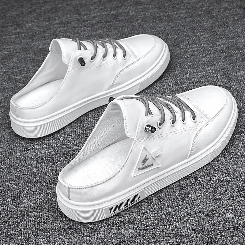 Men's Slip-ons Canvas Shoes Non-heel Casual Shoes Autumn Summer Slippers 2021 Original Fashion Male Sneakers Zapatos De Hombre