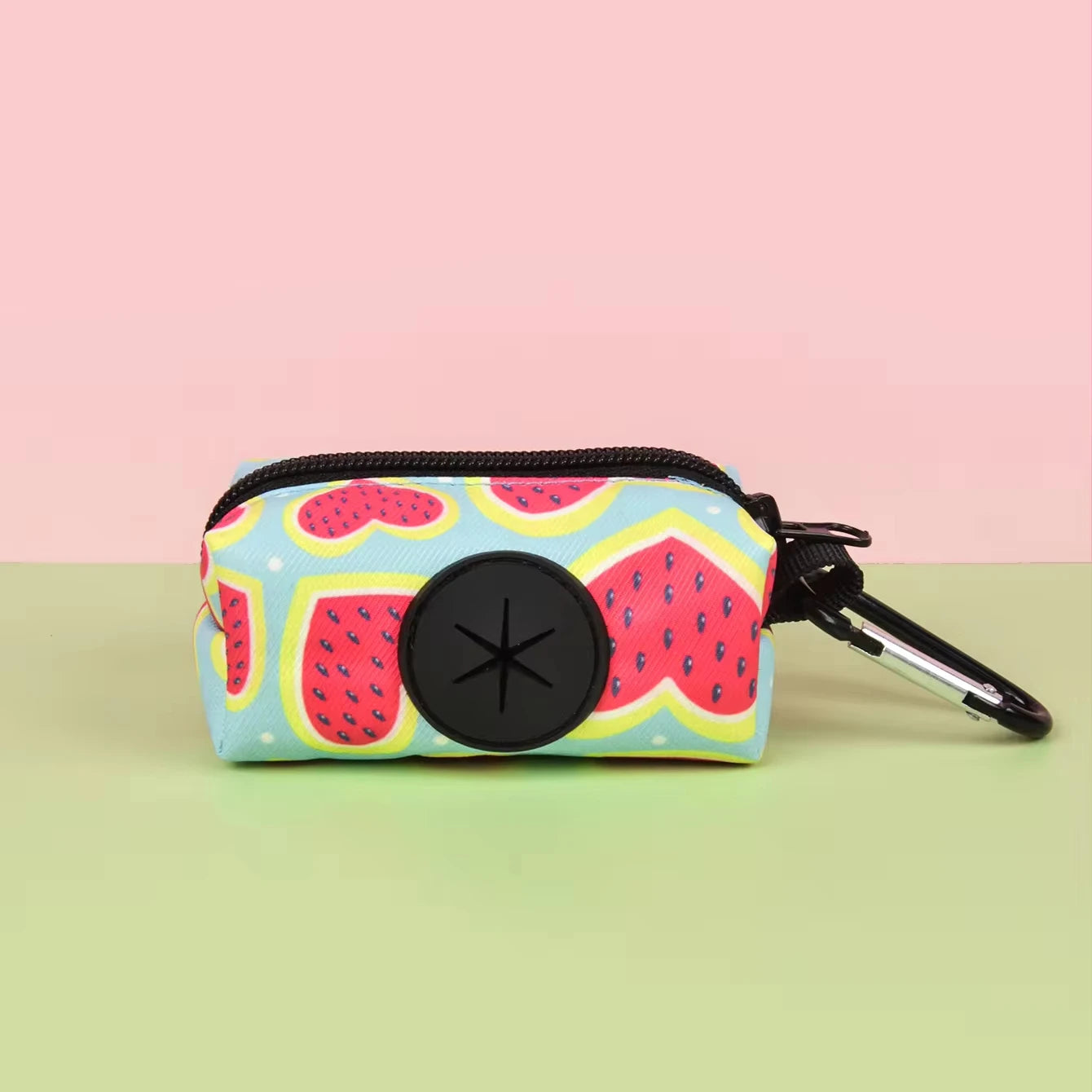 MIDEPET Custom Pattern and LOGO Accept Hot Dog Pet Dog Poop Bag Holder Dispenser With Rubber Logo Dog Poop Bag Holder