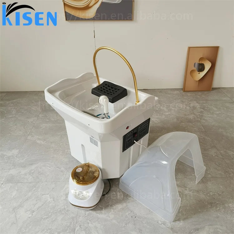 KISEN's Newest Modern Design Portable Comfortable Shampoo Basin for Spa or Gym Use
