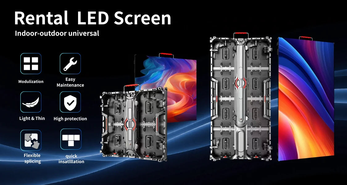 P3.91  Led Billboard Rental  Outdoor Display Screen Led Waterproof Digital Advertising Rental Stage Video Wall Panel