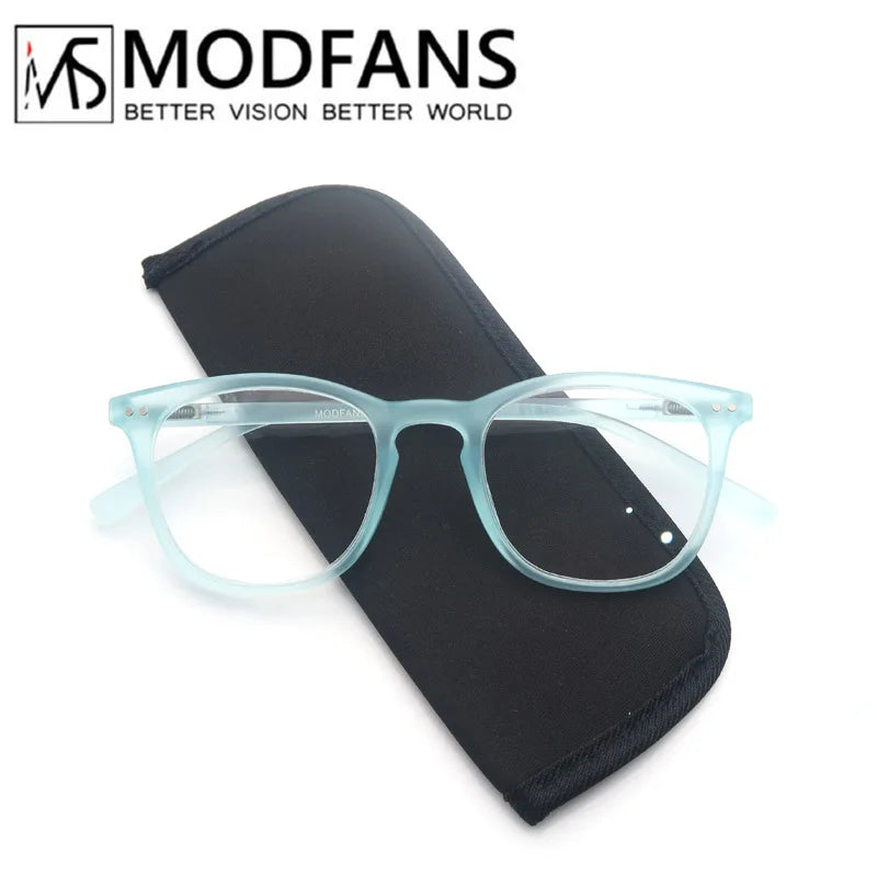 MODFANSR Reading Glasses Women Colorful Frame Readers Ladies Lightweight Flexible Spring Hinge Presbyopic Eyeglasses