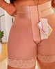 High Waist Tummy Control Butt Push up Fajas Short Gaine Colombienne Zipper Butt Lifter Pants High Waist Slimming Body Shaper