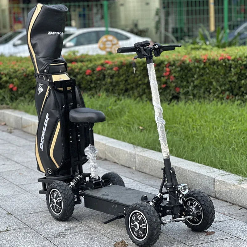 4 Wheel Dual Motors Drive Electric Scooter 4x4 Electric Vehicle Golf Cart