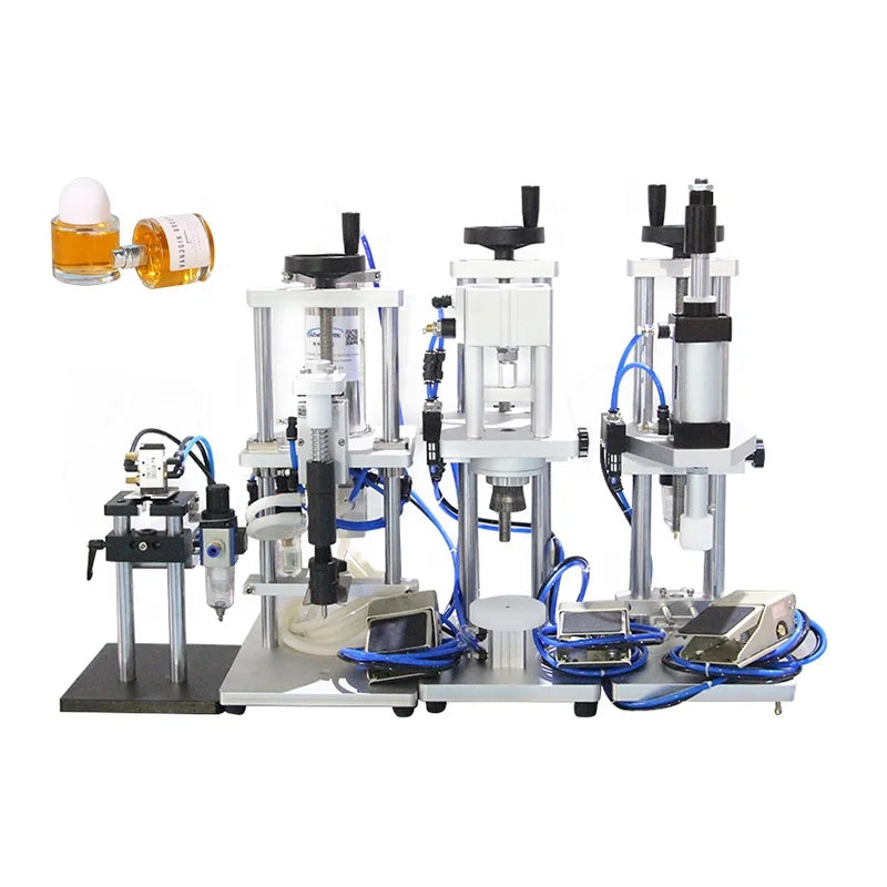 Pneumatic Perfume Glass Bottle Collaring Machine\Fragance Capper\Crimping Sealing Machine\Perfume Sprayer Crimper