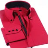 Men's Casual Shirt Long Sleeve Korean Trends Fashion Button-down Collared Blouse Business Dress Shirts Slim Fit Designer Shirts