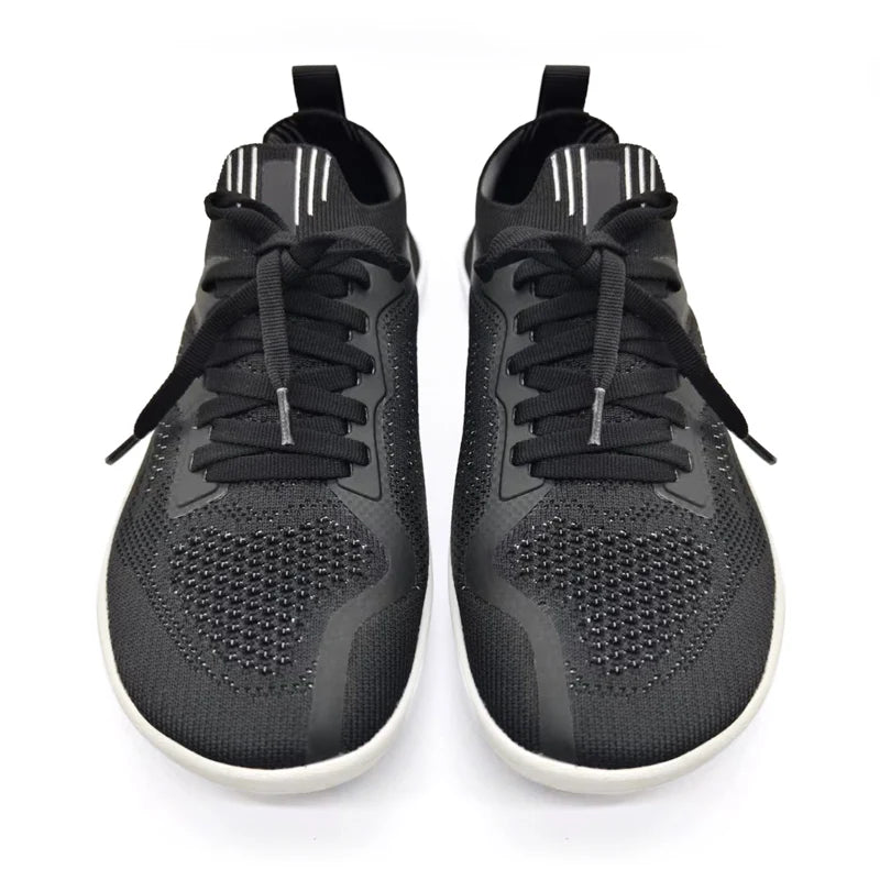 Men's Minimalist Cross-Trainer Barefoot Shoes with Wide Toe & Zero Drop Sole Trail Running Sneakers for Spring & Autumn