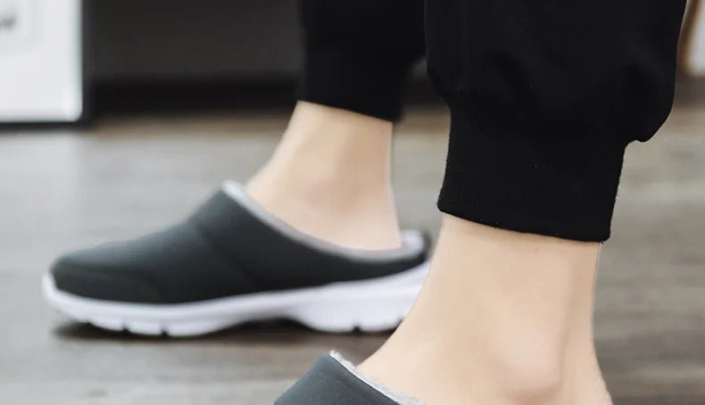 Winter Men Women Plush Slippers Home Indoor Warm House Cotton Shoes Room Lightweight Plus Big Size 47 48 49 Cheap Dropshipping