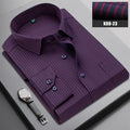 Brand New Men Shirt Male Dress Shirts Striped Men's Casual Long Sleeve Business Formal Plaid Shirt camisa social