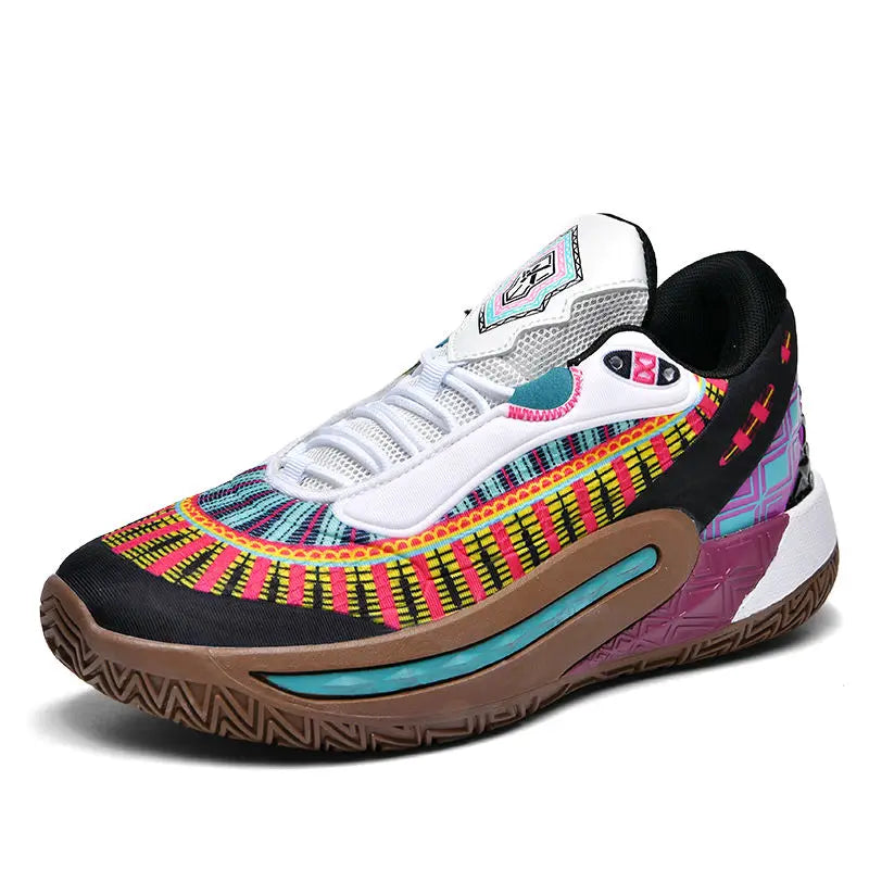 High Quality Men's Basketball Shoes with Eagle Logo Sports Shoes for Men and Women Friction Couples Student Sports Shoes