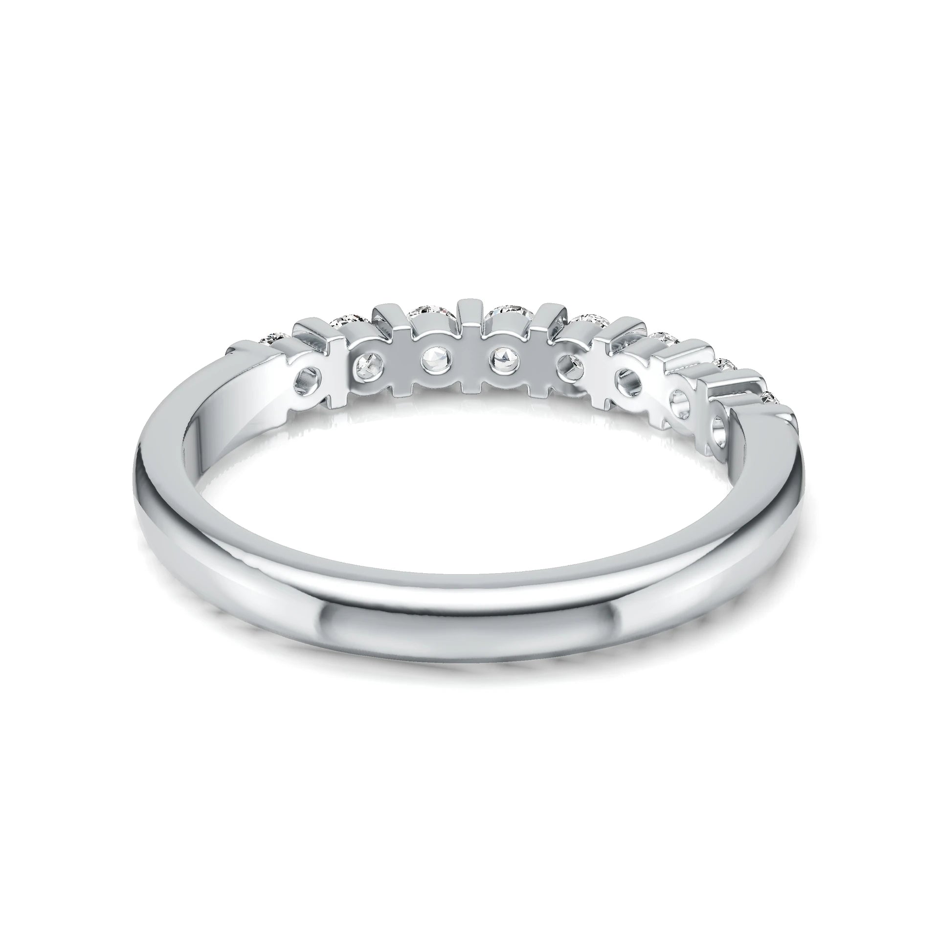 Round Cut 2.5MM VVS1 GRA Moissanite Casual Rings Ladies 925 Sterling Silver Sparkly Couples Fine Jewelry Love Women Wedding Ring