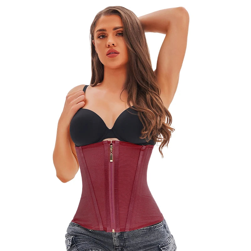 Wholesale High Compression Faja Colombianas Plus Size  Tummy Control Waist Cincher Shapewear Corset Slim Waist Trainer Belt