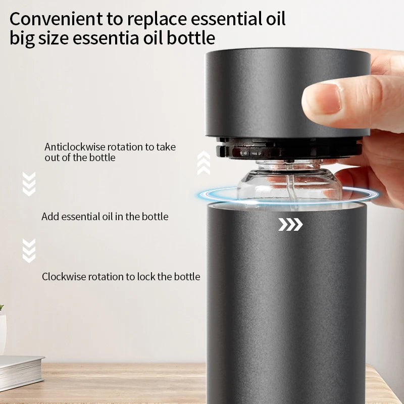 Dazhi Hot Selling Customizable Two-fluid 120ml Waterless Electric Aluminum Tower Aroma Diffuser for Hotel Household